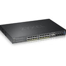 ZYXEL 24-port GbE L2 PoE Switch with GbE Uplink - PEGASUSS 