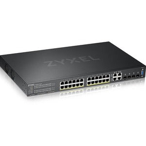 ZYXEL 24-port GbE L2 PoE Switch with GbE Uplink - PEGASUSS 