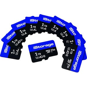 10 PACK iStorage microSD Card 1TB | Encrypt data stored on iStorage microSD Cards using datAshur SD USB flash drive | Compatible with datAshur SD drives only - PEGASUSS 