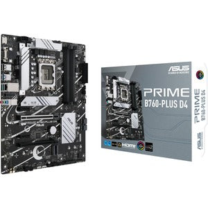Asus Prime B760-PLUSD4 Desktop Motherboard - Intel B760 Chipset - Socket LGA-1700 - ATX - PEGASUSS 