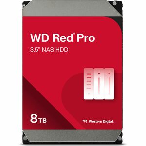 Western Digital Red Pro WD8005FFBX 8 TB Hard Drive - 3.5" Internal - SATA (SATA/600) - Conventional Magnetic Recording (CMR) Method - PEGASUSS 