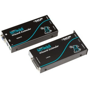 Black Box Wizard KVM Extender - VGA, PS/2, RS232, Single-Access, CATx, Skew Compensation - PEGASUSS 