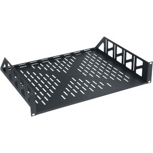 Middle Atlantic 2RU Utility Rack Mounted Shelf - 14.8in Depth Vented Rack Shelf - 4 Pack - PEGASUSS 