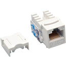 Eaton Tripp Lite Series Cat6/Cat5e 110 Style Punch Down Keystone Jack - White, 25-Pack, TAA - PEGASUSS 