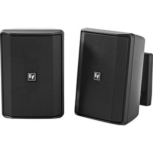 Electro-Voice Cabinet EVID-S4.2T 2-way Indoor/Outdoor In-ceiling, In-wall, Surface Mount, Wall Mountable Speaker - 15 W RMS - Black - PEGASUSS 
