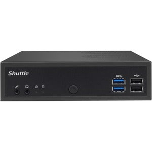 Shuttle XPC slim DH02U3 Barebone System - Slim PC - Intel Core i3 7th Gen i3-7100U 2.40 GHz - PEGASUSS 