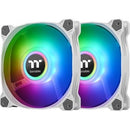 Thermaltake Pure Duo 14 ARGB Sync Radiator Fan (2-Fan Pack)-White - 2 Pack - PEGASUSS 