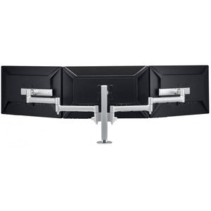 Atdec Modular Desk Mount for Monitor, Display Screen, Flat Panel Display, Curved Screen Display - Silver - PEGASUSS 