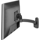 Chief Kontour Single Arm Wall Mount - For Displays 42-75" - Black - PEGASUSS 