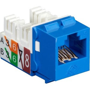 Black Box GigaTrue2 CAT6 Jacks, Universal Wiring, Component Level, 25-Pack, Blue - PEGASUSS 