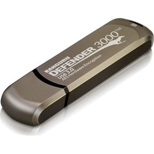 Kanguru Defender3000 FIPS 140-2 Certified Level 3, SuperSpeed USB 3.0 Secure Flash Drive, 64G - PEGASUSS 