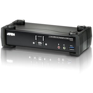ATEN 2-Port USB 3.0 4K DisplayPort KVMP Switch-TAA Compliant - PEGASUSS 