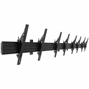 Atdec ADBS 4x1 wall menu board mount for 45-65" displays (Black)