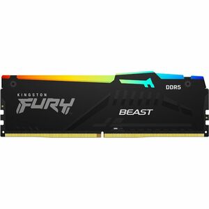 Kingston 64GB (4x16GB) DDR5 5200MT/s CL40 FURY Beast Black RGB XMP - PEGASUSS 
