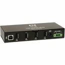 Eaton Tripp Lite Series 4-Port Industrial-Grade USB 2.0 Hub - 15 kV ESD Immunity, Metal Housing, Mountable - PEGASUSS 