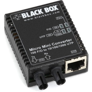 Transceptor convertidor de medios Black Box Micro Mini LMC401A