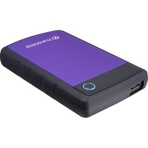 Transcend StoreJet 25H3 4 TB Portable Hard Drive - 2.5" External - SATA - Purple - PEGASUSS 