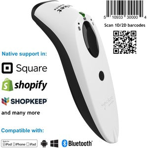 SocketScan&reg; S740, 1D/2D Imager Barcode Scanner, White - PEGASUSS 