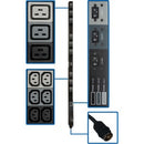 Tripp Lite by Eaton 12.6kW 208V 3-Phase Basic PDU - 45 Outlets (36 C13, 9 C19), Hubbell 50A CS8365C Input, 6 ft. Cord, 70 in. 0U - PEGASUSS 