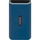 Transcend ESD370C 500 GB Portable Solid State Drive - External - Navy Blue - PEGASUSS 