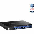 TRENDnet 12-Port 10G Web Smart Switch, 8 x 10G RJ-45 Ports, 4 x SFP+ Slots, VLAN, QoS, LACP, and IPv6 Support, Web Smart Management, Rack Mountable Housing, Lifetime Protection, Black, TEG-7124WS - PEGASUSS 
