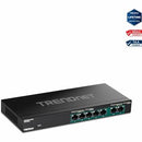 TRENDnet 7-Port Multi-Gig PoE+ Switch, 5 x 1G RJ-45 PoE+ BASE-T Ports, 2 x 2.5G RJ-45 PoE+ Ports, 20Gbps Switching Capacity, Wall Mountable, Network Ethernet Switch, Lifetime Protection, Black,TPE-TG327 - PEGASUSS 
