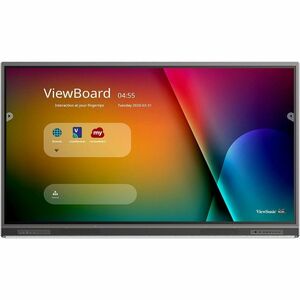 ViewSonic ViewBoard IFP7552-1CN - 4K Interactive Display with Integrated Software, USB C, RJ45 - 400 cd/m2 - 75" - PEGASUSS 