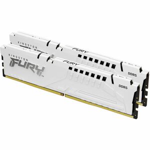Kingston 32GB (2x16GB) DDR5 6000MT/s CL30 FURY Beast White XMP - PEGASUSS 
