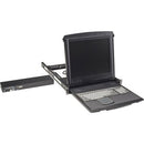 Black Box ServView 17" LCD Console Drawer with 1-Port CATx KVM Switch - PEGASUSS 