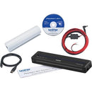 Brother PocketJet PJ773 Mobile Direct Thermal Printer - Monochrome - Label/Receipt Print - USB - Bluetooth - Wireless LAN - Battery Included - PEGASUSS 