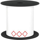 Brother 3in x 4.5in 3-Diamonds Standard Vinyl Die-Cut Secondary GHS Label - PEGASUSS 