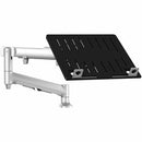 Atdec Mounting Arm for Notebook, Flat Panel Display, Monitor - Silver, Black - PEGASUSS 