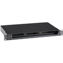 Black Box Rackmount Fiber Shelf, 1U, 3-Adapter Panel - PEGASUSS 