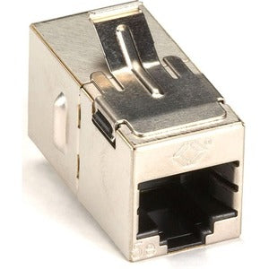 Black Box Cat.5e Shielded Straight-Pin Keystone Coupler - Silver, 10-Pack - PEGASUSS 
