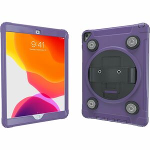 CTA Digital Magnetic Splash-Proof Case with Metal Mounting Plates for iPad 7th/ 8th/ 9th Gen 10.2, iPad Air 3, iPad Pro 10.5, Purple - PEGASUSS 