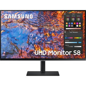 Samsung ViewFinity S32B804PXN 27" Class 4K UHD LCD Monitor - 16:9 - Black - PEGASUSS 