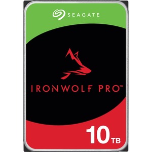 Seagate IronWolf Pro ST10000NT001 10 TB Hard Drive - 3.5" Internal - SATA (SATA/600) - Conventional Magnetic Recording (CMR) Method - PEGASUSS 
