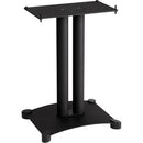 Sanus Steel Series Center Channel Speaker Stand - 22in Height - Steel - Black - PEGASUSS 