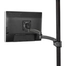 Chief Kontour K2P Pole Arm Single Monitor Mount - For Displays 10-32? - Black - PEGASUSS 