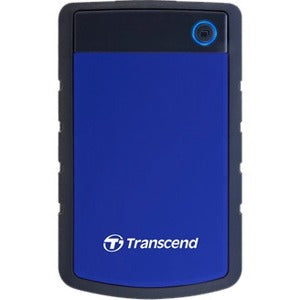 Transcend StoreJet 25H3 4 TB Portable Hard Drive - 2.5" External - SATA - Navy Blue - PEGASUSS 