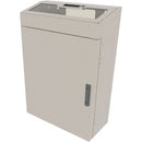 Middle Atlantic 4 SP. Low Profile Wall Rack, Plexi Top, Putty - PEGASUSS 