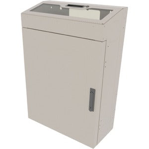 Middle Atlantic 4 SP. Low Profile Wall Rack, Plexi Top, Putty - PEGASUSS 