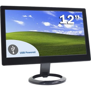 DoubleSight Displays DS-12U 12" Class WXGA LCD Monitor - Black - TAA Compliant