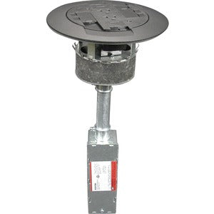 Wiremold RC3 Multi-Service Poke-Thru Assembly, Gray - PEGASUSS 