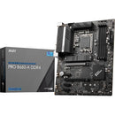 MSI B660-A DDR4 Desktop Motherboard - Intel B660 Chipset - Socket LGA-1700 - Intel Optane Memory Ready - ATX - PEGASUSS 