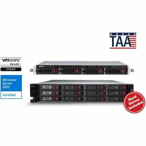 BUFFALO TeraStation 51220 12-Bay 144TB (12x12TB) Business Rackmount NAS Storage Hard Drives Included - PEGASUSS 