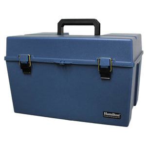 Hamilton Buhl Carrying Case Audio Listening Center, Accessories, Digital Audio Player, Headset - Blue - PEGASUSS 