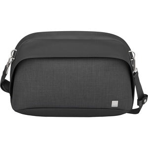 Moshi Tego Sling Messenger Bag - Charcoal Black, Anti-theft Design, Padded Laptop Compartment up to 13" - PEGASUSS 