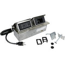 Wiremold Cord Ended deQuorum Dual Flip-Up Unit - PEGASUSS 