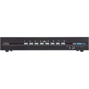 Aten 8-port Usb Dvi Single Display Pp4.0 Secure Kvm W/ Cac Support
